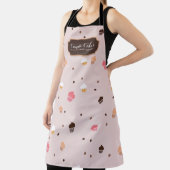 Niedliches Cupcakes Bäckereimuster Rosa Schürze (InSitu)