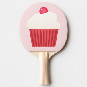 Niedliches Cupcakes-Muster Tischtennis Schläger