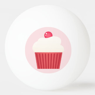 Niedliches Cupcakes-Muster Tischtennisball
