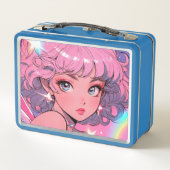 Niedliches Cupid Metal Lunchbox (Rückseite)