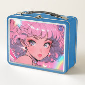 Niedliches Cupid Metal Lunchbox (Vorderseite)