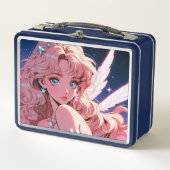 Niedliches Cupid Metal Lunchbox (Vorderseite)