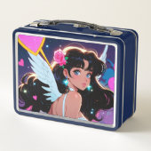 Niedliches Cupid Metal Lunchbox (Rückseite)