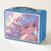 Niedliches Cupid Metal Lunchbox (Rückseite)