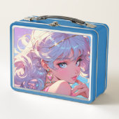 Niedliches Cupid Metal Lunchbox (Vorderseite)