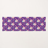 Niedliches Cupid Pig Wharkes Muster Yogamatte (Rückseite (Horizontal))