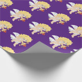 Niedliches Cupid Valentine Wrapping Paper Geschenkpapier (Ecke)