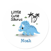 Niedliches Custom Blue Baby Dino