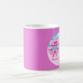 Niedliches Custom Pink Princess Castle Fairy Tale Kaffeetasse (Mittel)