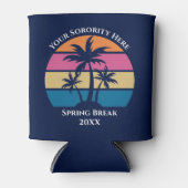 Niedliches Custom Studentinnenverbindung Spring Br Dosenkühler (Vorderseite)