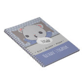 Niedliches Custom Teddy Bear Baby Logbook Notizblock (Rechte Seite)