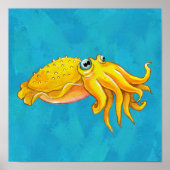 Niedliches Cuttlefish Poster (Vorne)