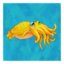 Niedliches Cuttlefish Poster