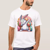 Niedliches Dabbing Bunny Ostertag Bestes Geschenk  T-Shirt (Vorderseite)