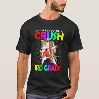 Niedliches Dabbing Einhorn ist bereit, um den 3D-G T-Shirt