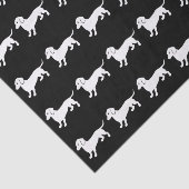 Niedliches Dachsund-Zeichnen Seidenpapier (Ausschnitt)