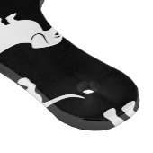 Niedliches Dackel-Dackel-Muster Schneidebrett (Ecke)