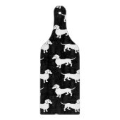 Niedliches Dackel-Dackel-Muster Schneidebrett (Vorderseite)