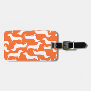 Niedliches Dackel-Muster-perfektes Geschenk für Gepäckanhänger