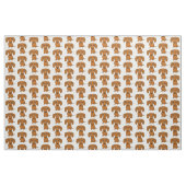 Niedliches Dackel-Muster Stoff (Yard (91,4 cm))