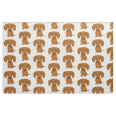 Niedliches Dackel-Muster Stoff (Fat Quarter (45,7 x 55,9 cm))