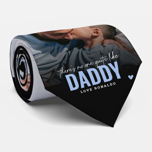 Niedliches DADDY-Geschenk für benutzerdefinierte B Krawatte (Gerollt)