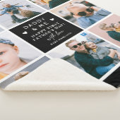 Niedliches "Daddy & Me" Foto Collage 1. Vatertag Sherpadecke (3/4)