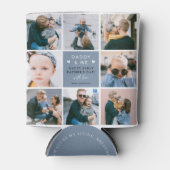Niedliches "Daddy & Me" FotoCollage 1. Vatertag Dosenkühler (Vorderseite)
