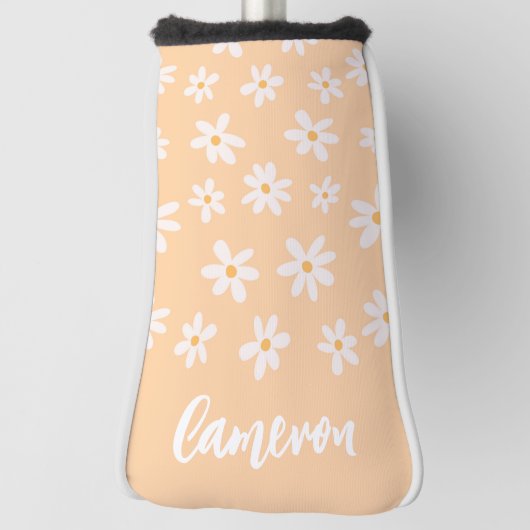 Niedliches Daisy Blume Muster Golf Headcover (Rotieren 90)