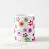 Niedliches Daisy Blume Muster Kaffeetasse (Mittel)