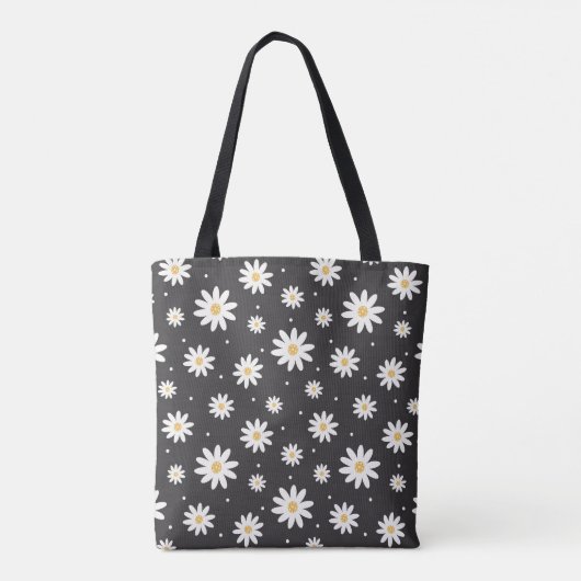 Niedliches Daisy-Blume-Muster Tasche (Rückseite)