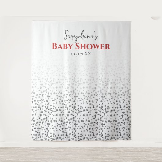 Niedliches Dalmatiner Spot Muster Wandteppich (Vorderseite)