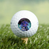 Niedliches Dämonenmädchen im Regen Golfball (Insitu T-Shirt)