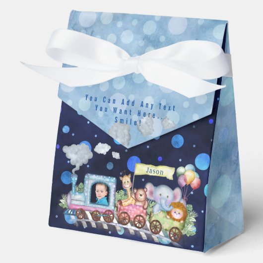 Niedliches Dampfzug Geschenkschachtel (Vorderseite)