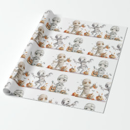 Niedliches Dancing Mummies Kids-Halloween-Party Geschenkpapier