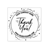 Niedliches Dankeschön Gummistempel (Prägung)