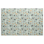 Niedliches Dapper Kätzchen-Katzen-Muster Stoff (Fat Quarter (45,7 x 55,9 cm))