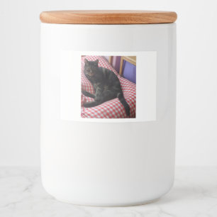 Niedliches Dave Food Container Label (7,6 cm x 5,1 Lebensmitteletikett