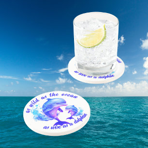 Niedliches Delphinangebot Getränkeuntersetzer
