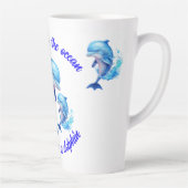 Niedliches Delphinangebot | Milchtasse (Rechts)