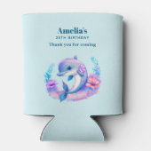 Niedliches Delphinkreaturereignis Dosenkühler (Rückseite)