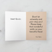 Niedliches Denken Sie an Ihren Cartoon Dankeskarte (Innenseite)