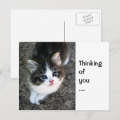 NIEDLICHES "Denken Sie an Sie" Anpassbar personali Postkarte (Vorne/Hinten)