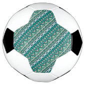 Niedliches Design-Aztekenmuster Fußball (Gedreht)