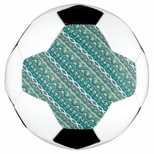 Niedliches Design-Aztekenmuster Fußball