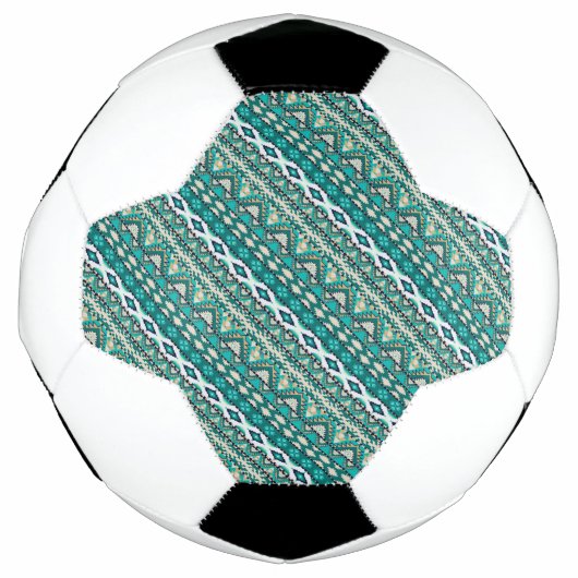 Niedliches Design-Aztekenmuster Fußball (Vorderseite)