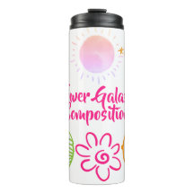 Niedliches Design der Blume Galaxy-Kombination