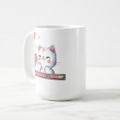 Niedliches Design der Cat-Tasse Kaffeetasse (Vorderseite Links)