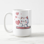 Niedliches Design der Cat-Tasse Kaffeetasse (Links)