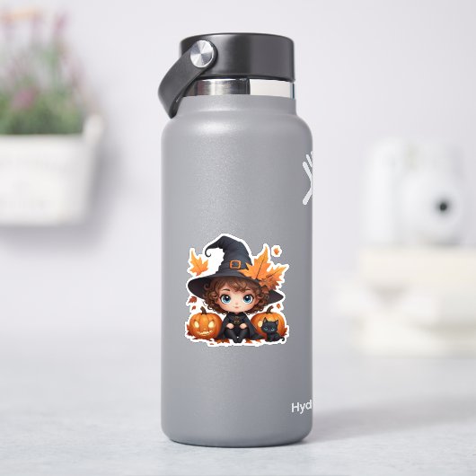 niedliches Design der Kürbiskürbis Aufkleber (HydroFlask)